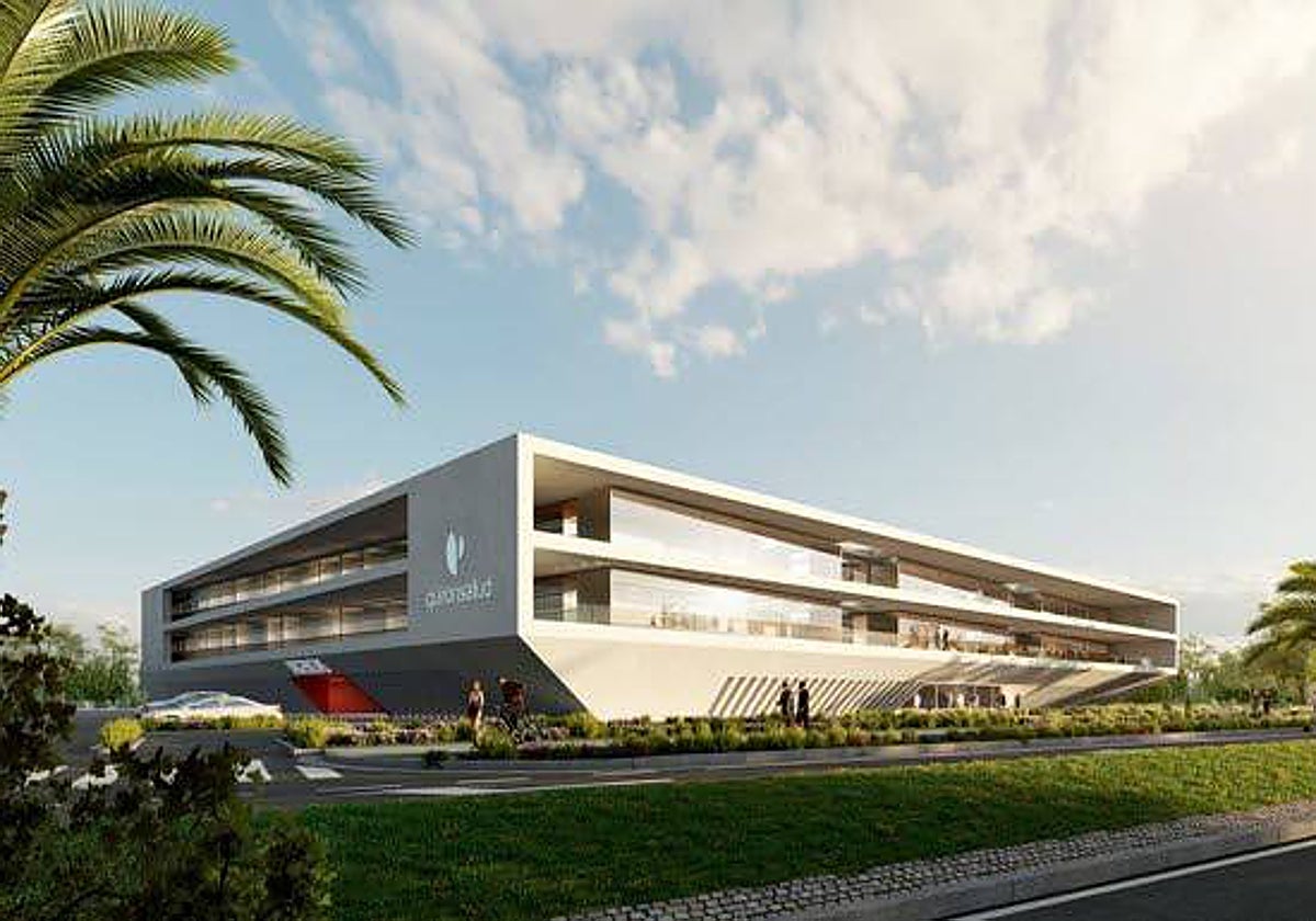 Proyecto de Quirón para construir su hospital privado en la avenida de Elvas.