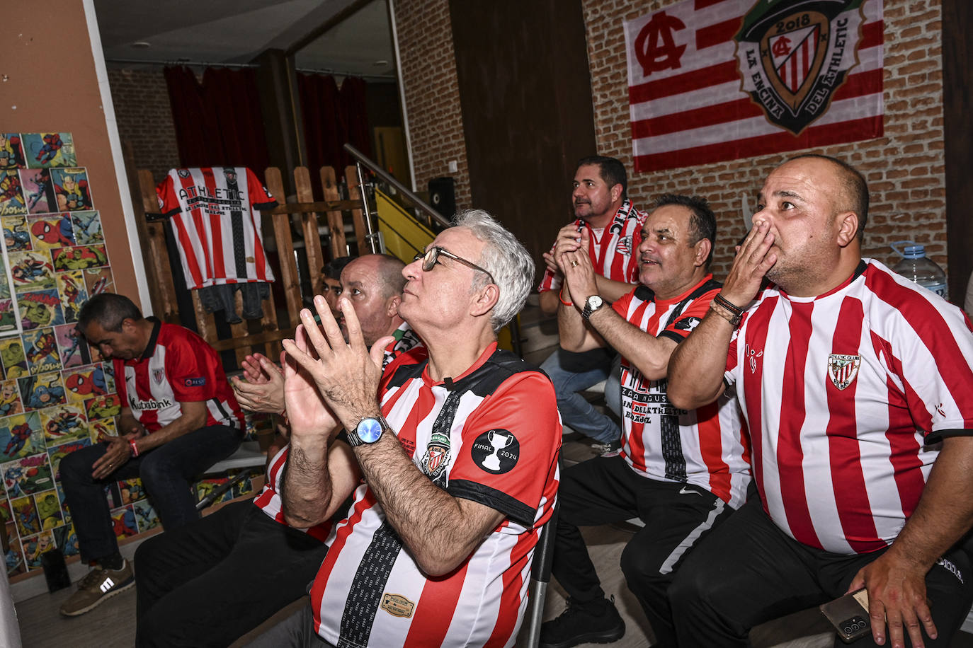 Así han vivido en Badajoz los hinchas del Athletic la final de la Copa del Rey