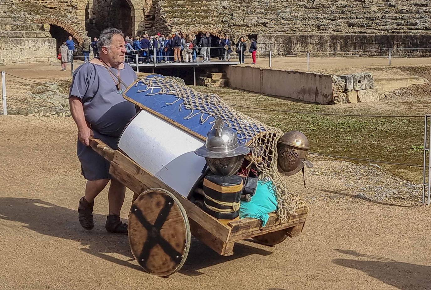 Entrenamiento de Gladiadores previo a la próxima edición de Emerita Lvdica