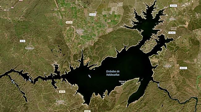 Imagen antes - Así ha cambiado Extremadura de color en un año