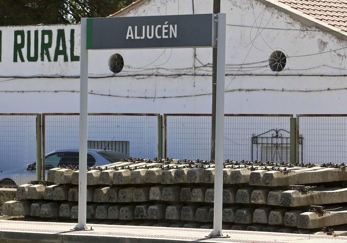 Estación de Aljucén.