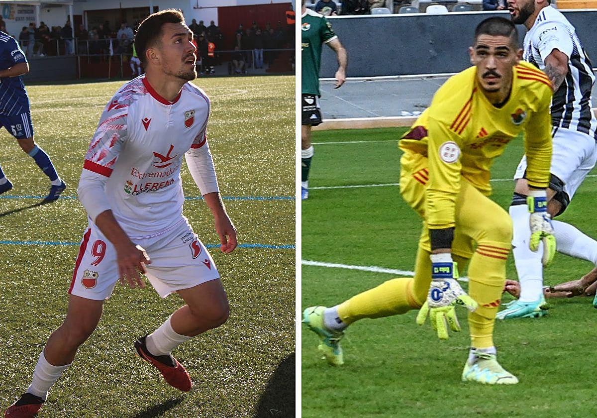 Maikel y Robador, dos de los protagonistas del derbi del domingo en el Fernando Robina.