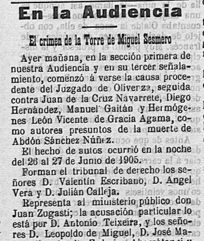 Imagen secundaria 2 - Badajoz también tuvo su juicio al estilo de O. J. Simpson