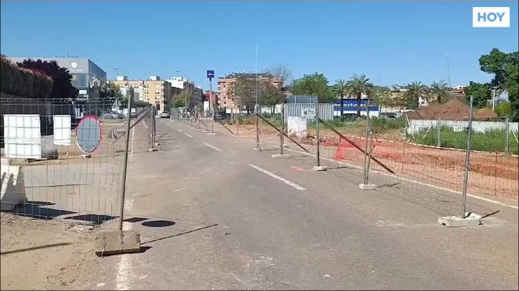 El Ministerio de Transporte invierte 1,4 millones en la reforma de una avenida de Badajoz