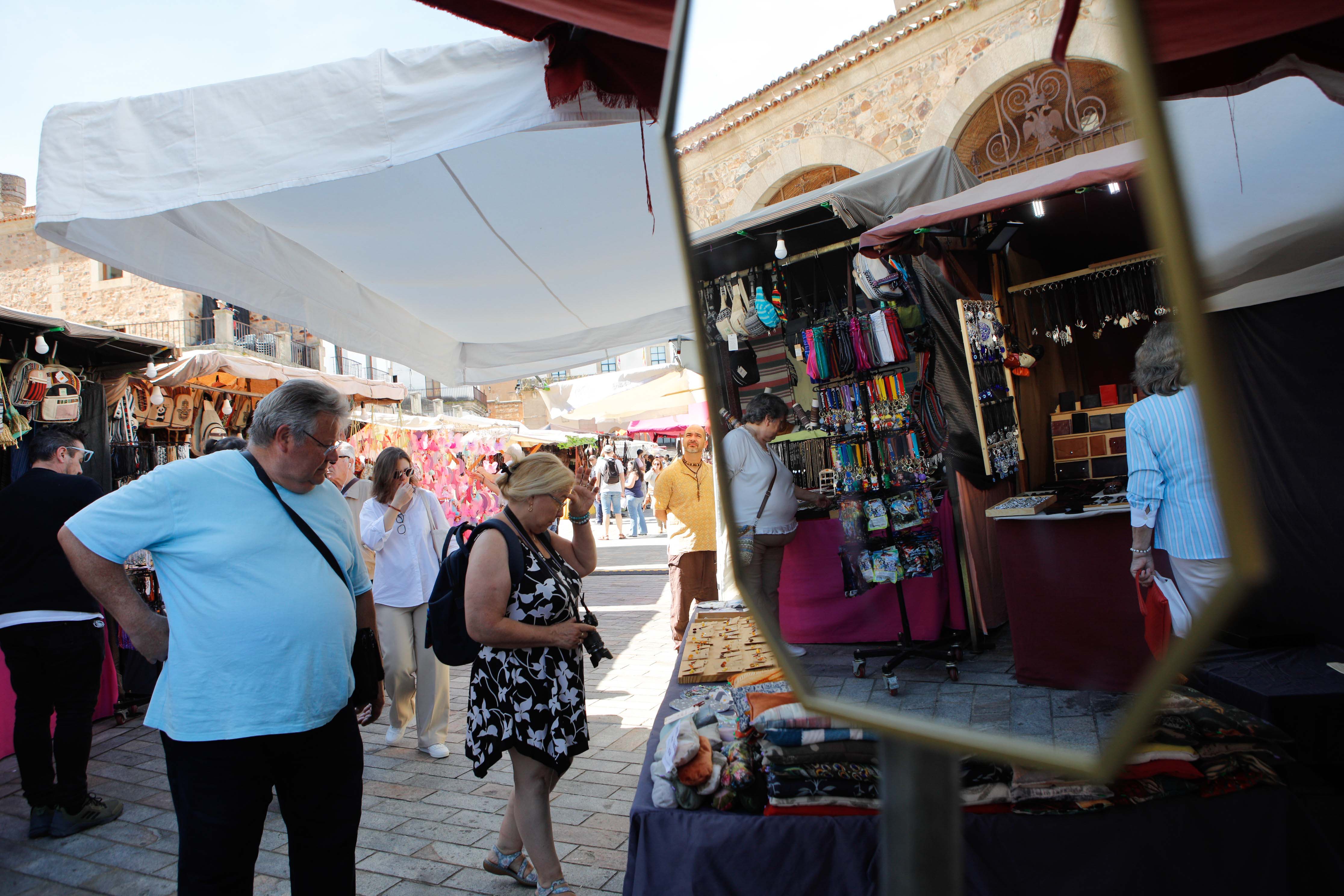 El Mercado de Primavera de Cáceres, en imágenes