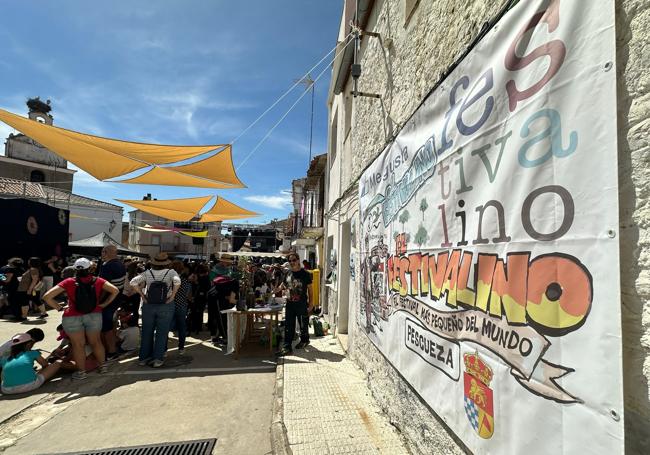 Ambiente en las calles de Pescueza.