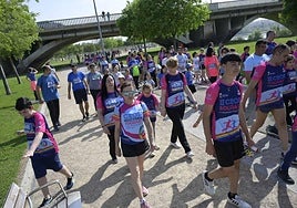La marcha solidaria de Badajoz Inclusivo, en imágenes