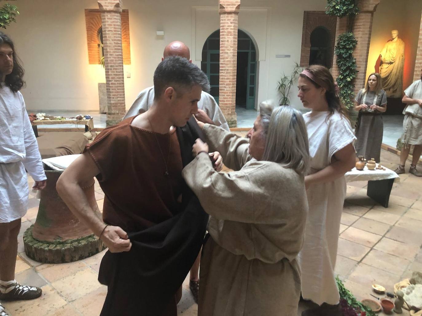 Recreación histórica en el Museo Arqueológico Provincial de Badajoz