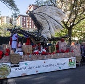 Estos son los dragones premiados de San Jorge en Cáceres