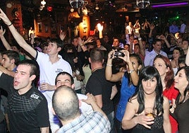 Interior de una discoteca en una imagen de archivo.