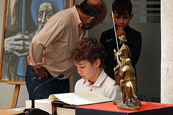 Maratón de lectura del Quijote con motivo del día del Libro.