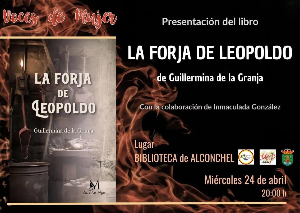 Cartel del evento liiterario.