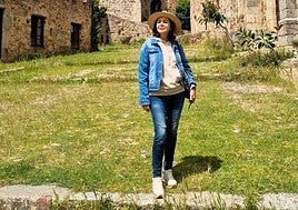 Isabel Gemio visita el Castillo de Luna