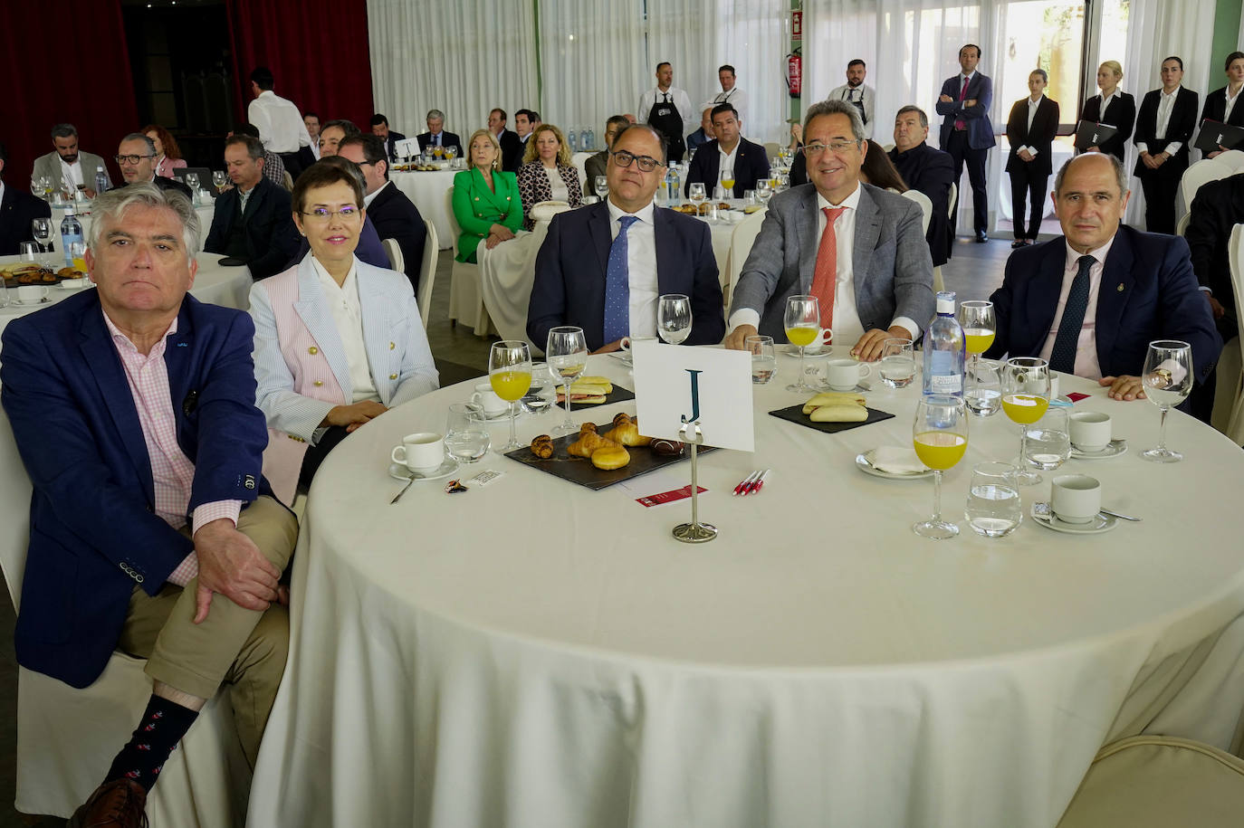 Emilio Jiménez, María José Solano, Pablo Llamas, Atanasio Naranjo y Vicente Martín