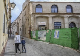 Convento de San Agustín, en rehabilitación y cuyas obras terminarán este verano.