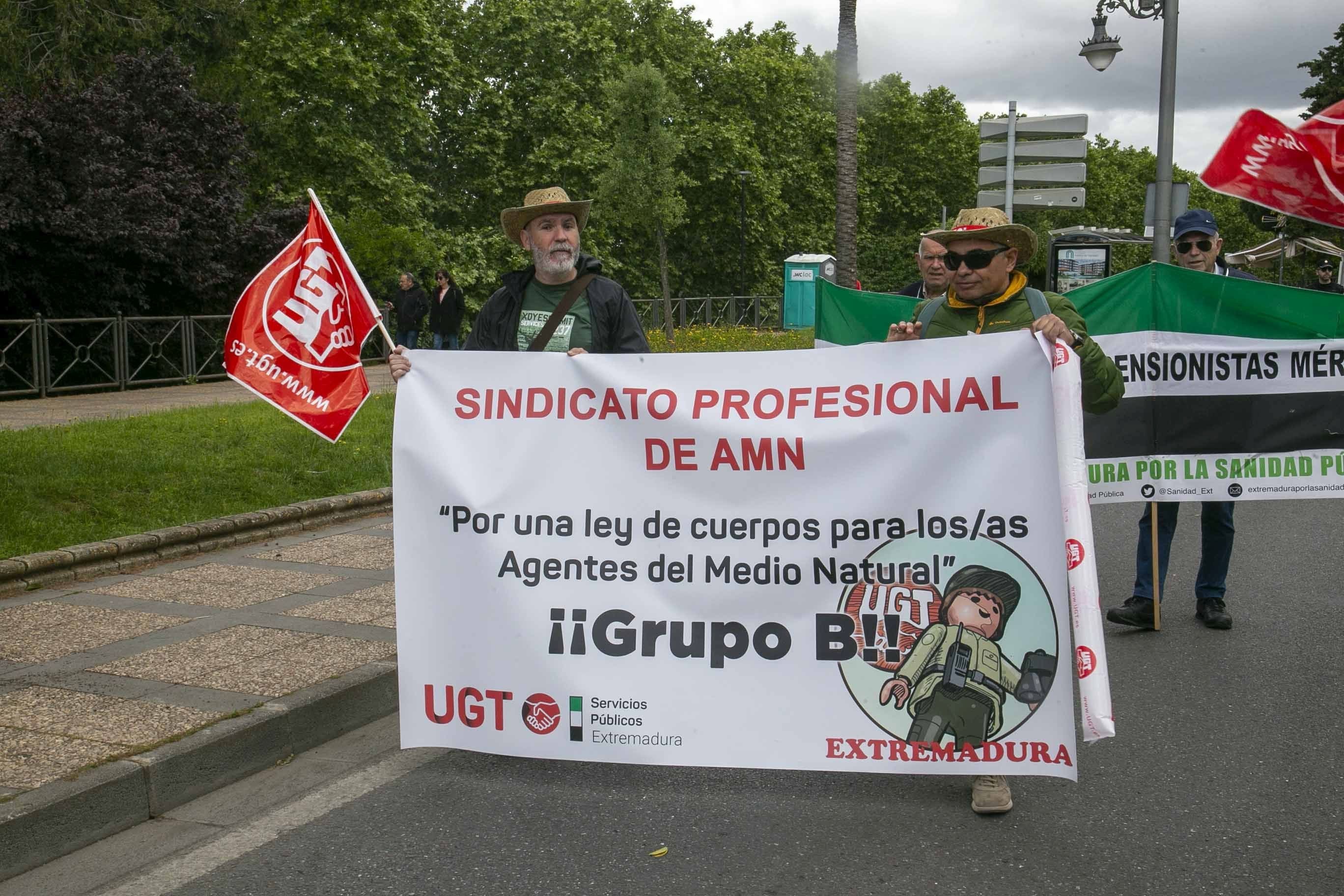 Fotos de la concentración en Mérida por el Primero Mayo