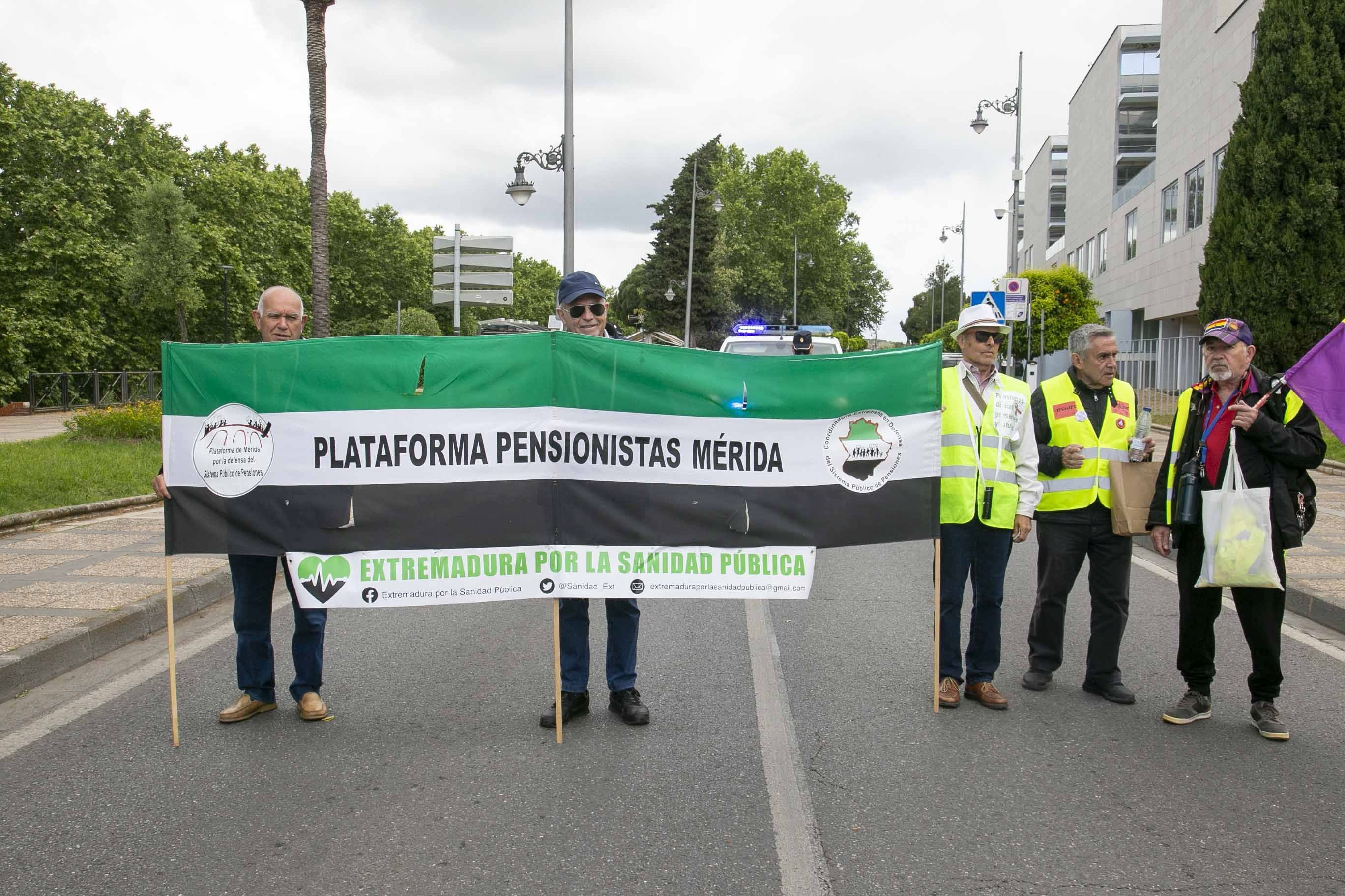 Fotos de la concentración en Mérida por el Primero Mayo