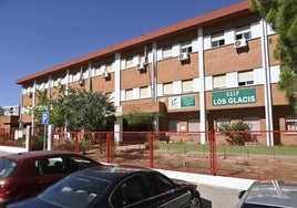 Colegio de los Glacis en Badajoz, donde impartía clases la profesora.