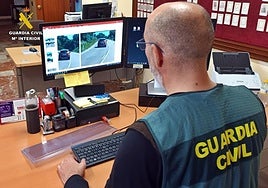 Análisis del video a cargo de la Guardia Civil