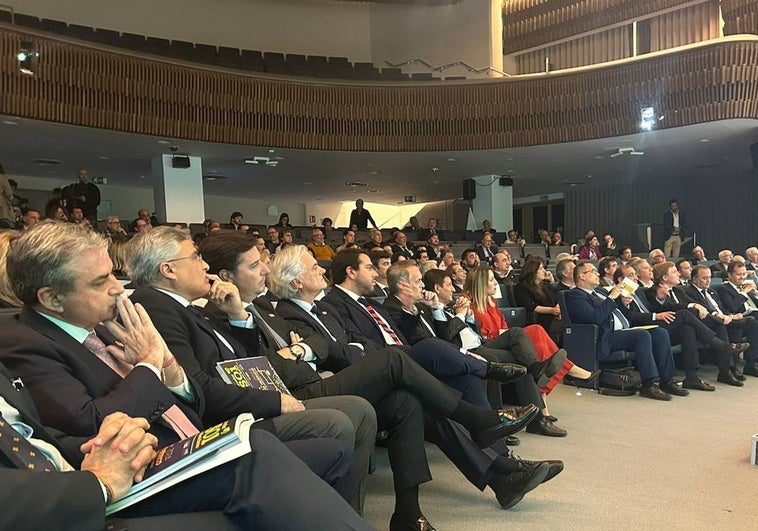 Celebración del octavo foro del Corredor Sudoeste Ibérico en Madrid.