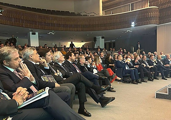 Celebración del octavo foro del Corredor Sudoeste Ibérico en Madrid.