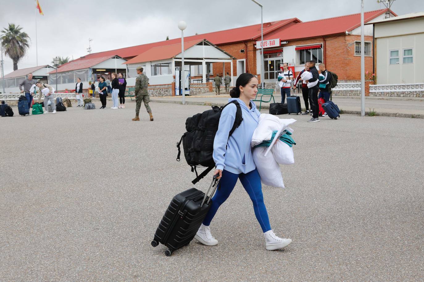 Llegada de los nuevos alumnos al Cefot de Cáceres (I)