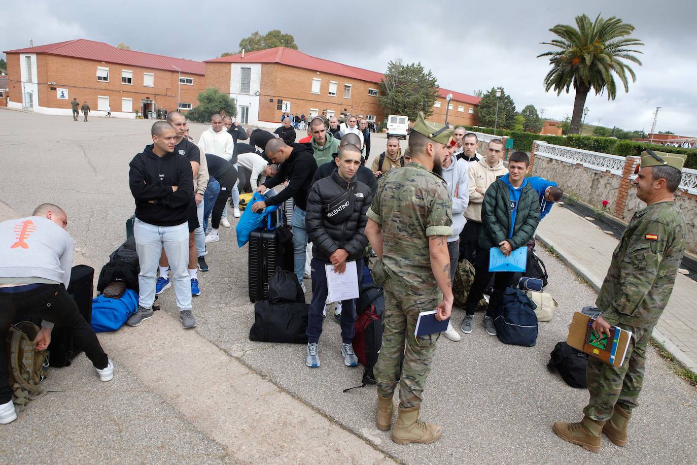 Llegada de los nuevos alumnos al Cefot de Cáceres (I)