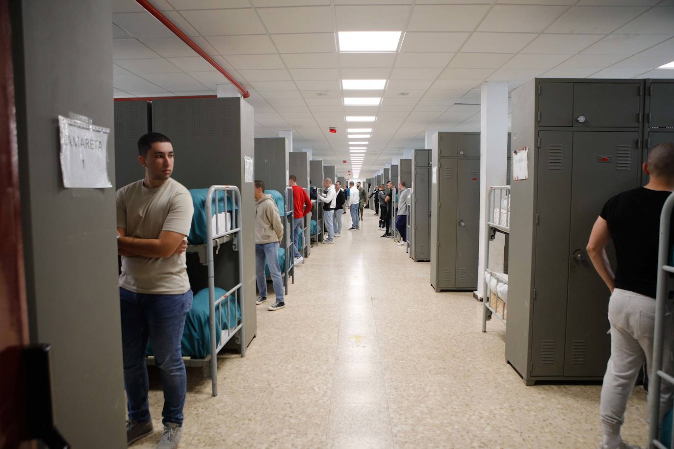 Llegada de los nuevos alumnos al Cefot de Cáceres (I)
