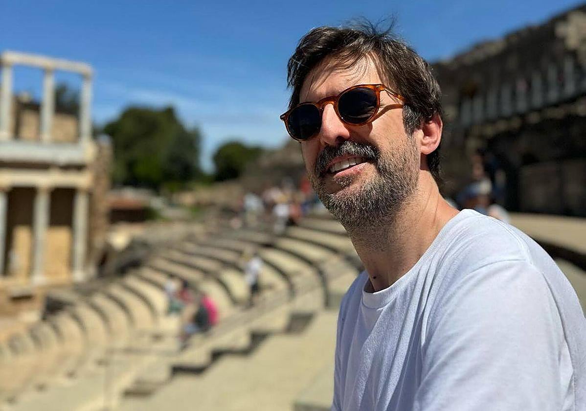 Una de las imágenes compartidas por Julian López en el Teatro Romano de Mérida.