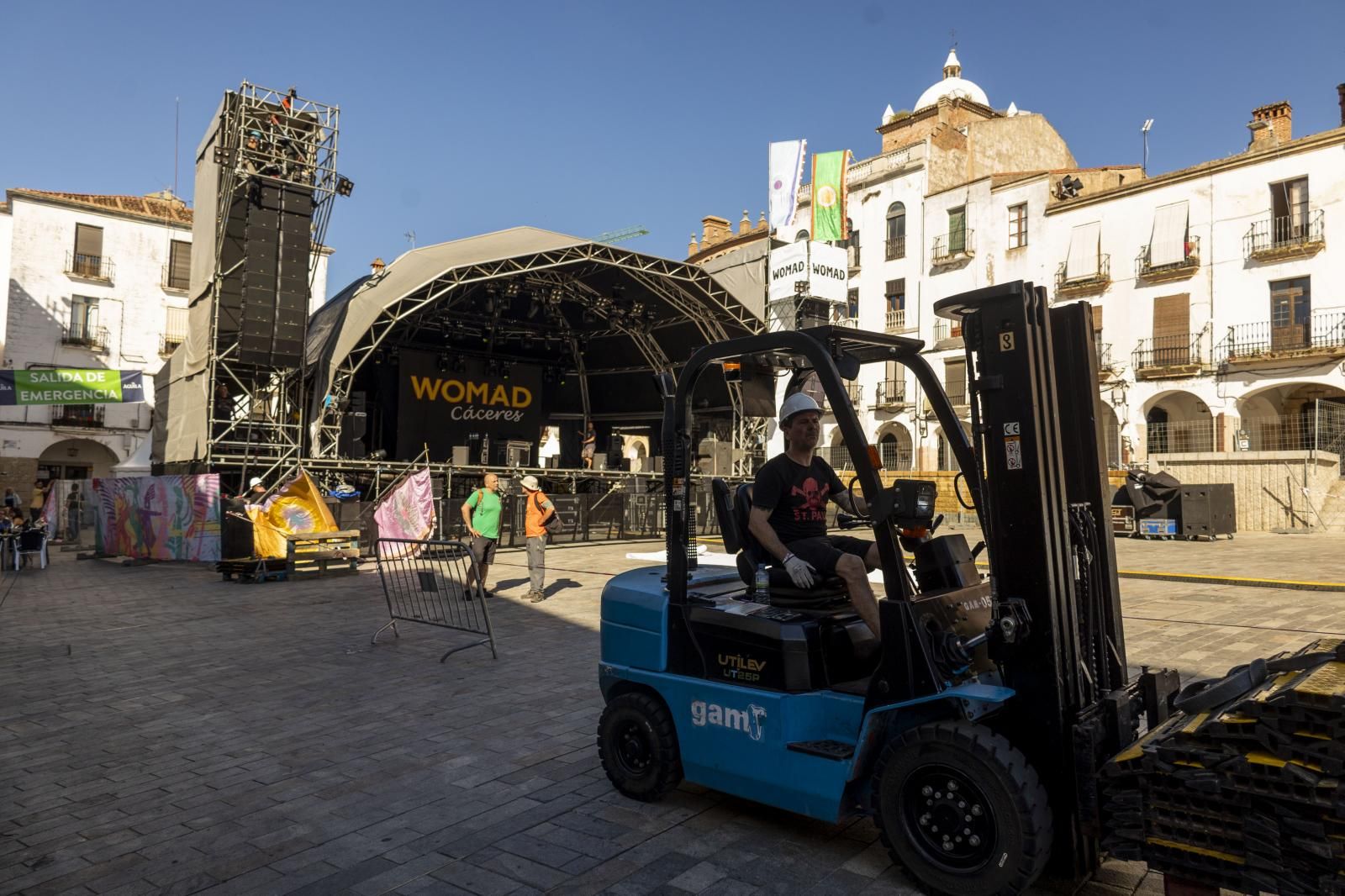 Cáceres se prepara para el Womad