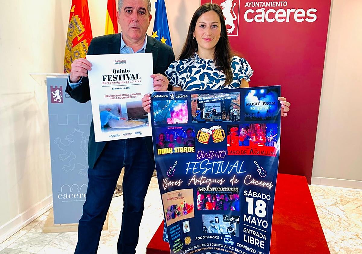 Presentación del festival de Bares Antiguos de Cáceres.