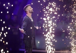 Ricky Martin, en un concierto en Chile.