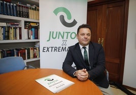 Raúl González, candidato de Juntos por Extremadura para las europeas.