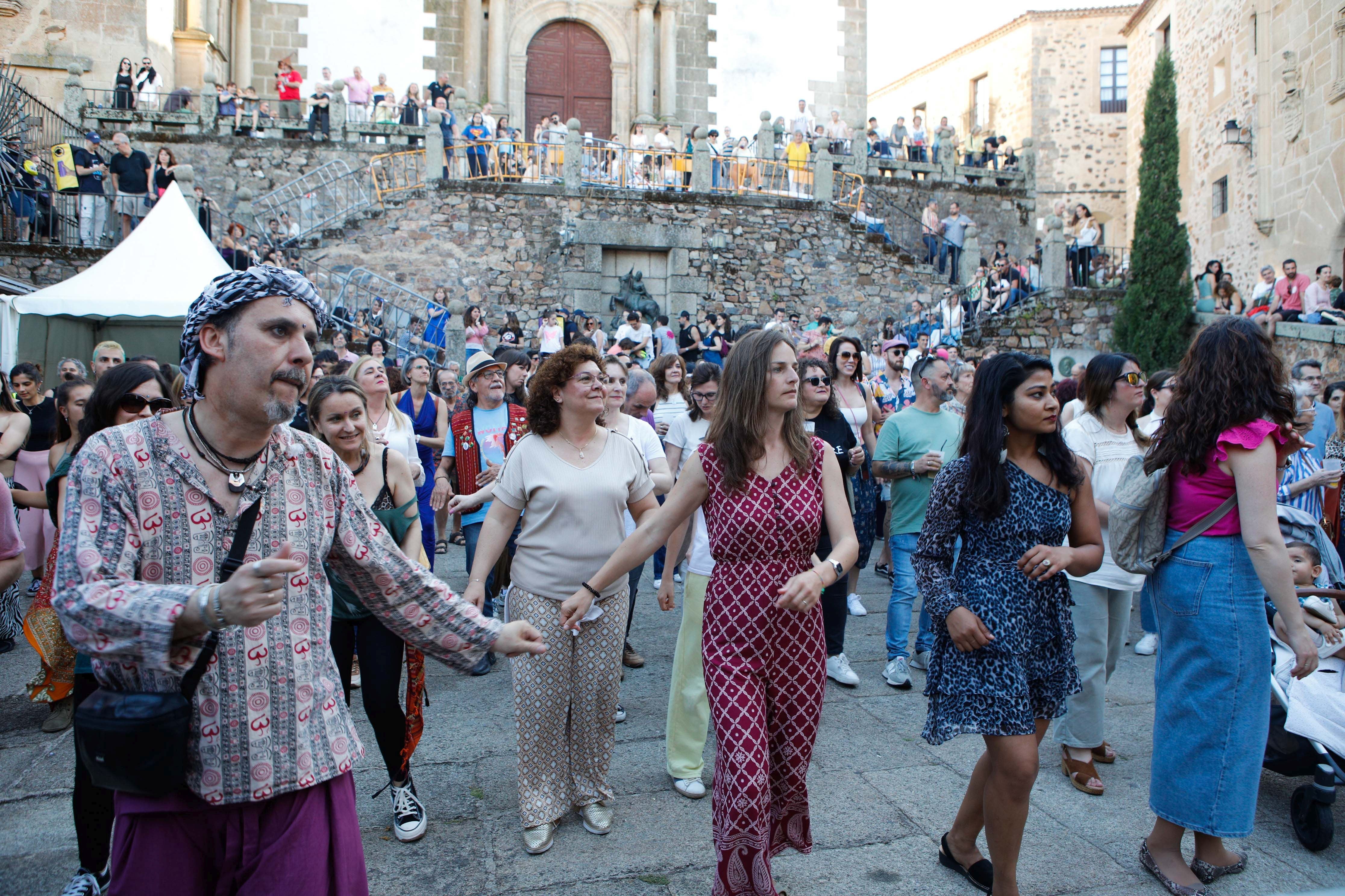 Ambiente de este sábado en el Womad de Cáceres (I)