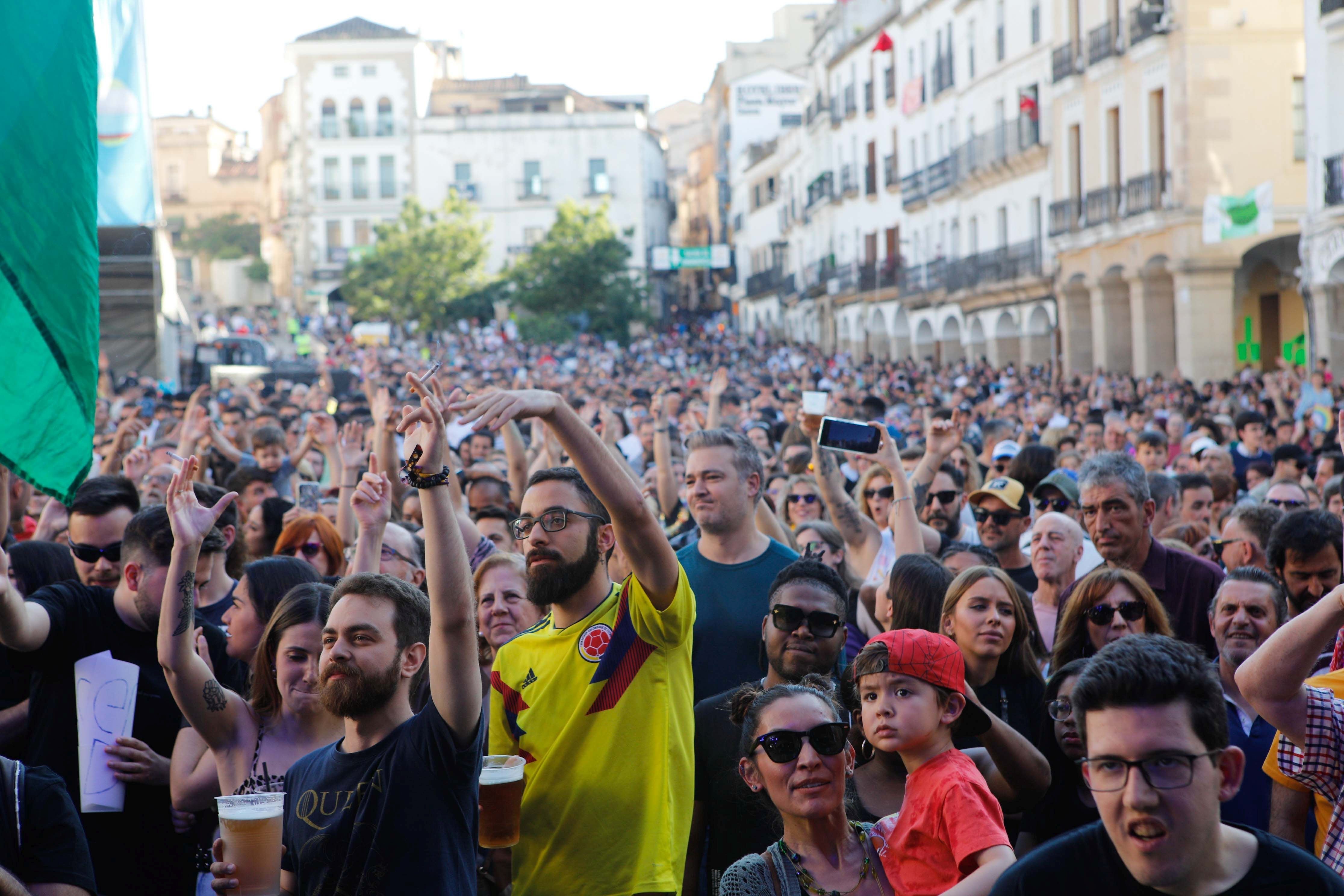 Ambiente de este sábado en el Womad de Cáceres (II)