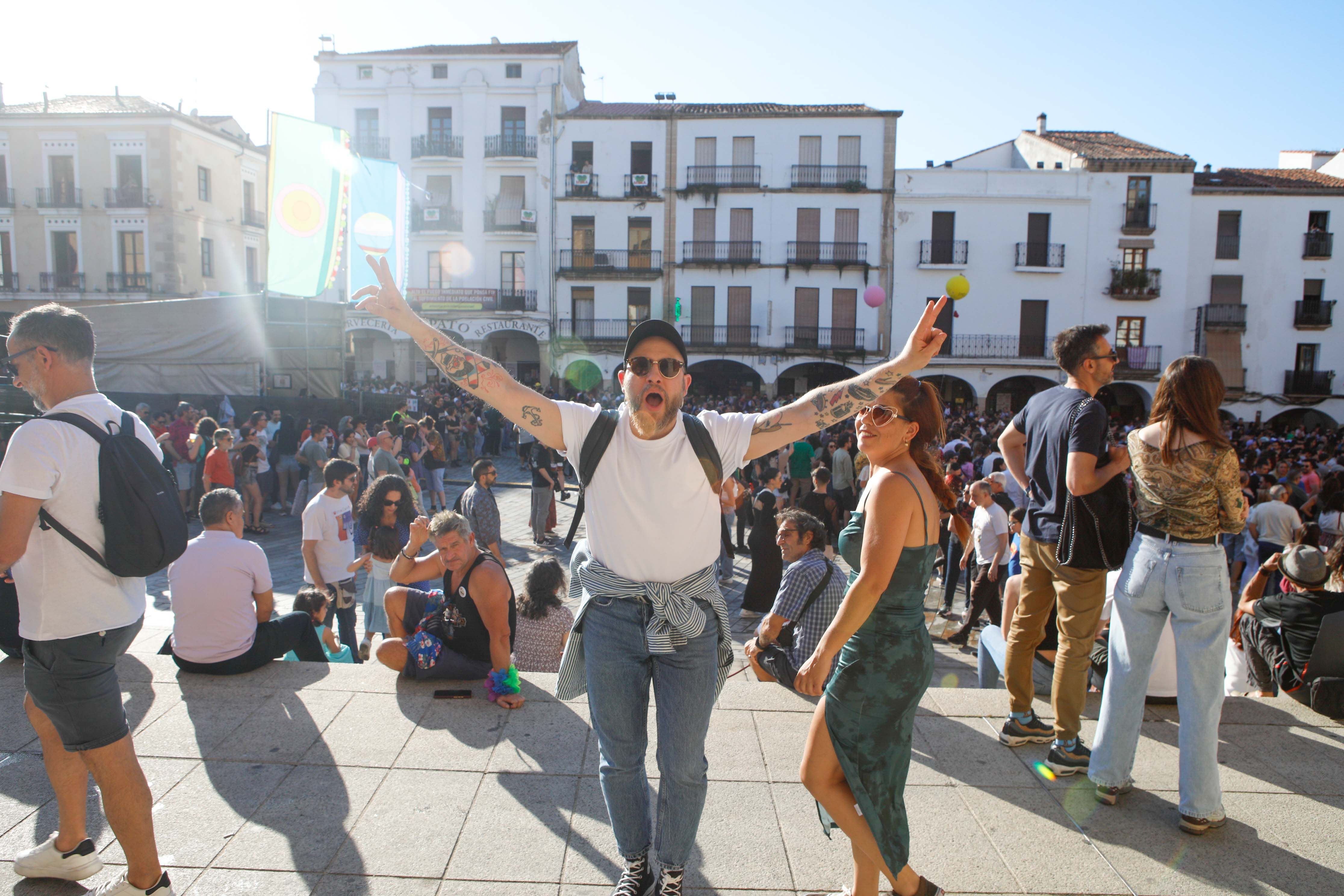 Ambiente de este sábado en el Womad de Cáceres (II)