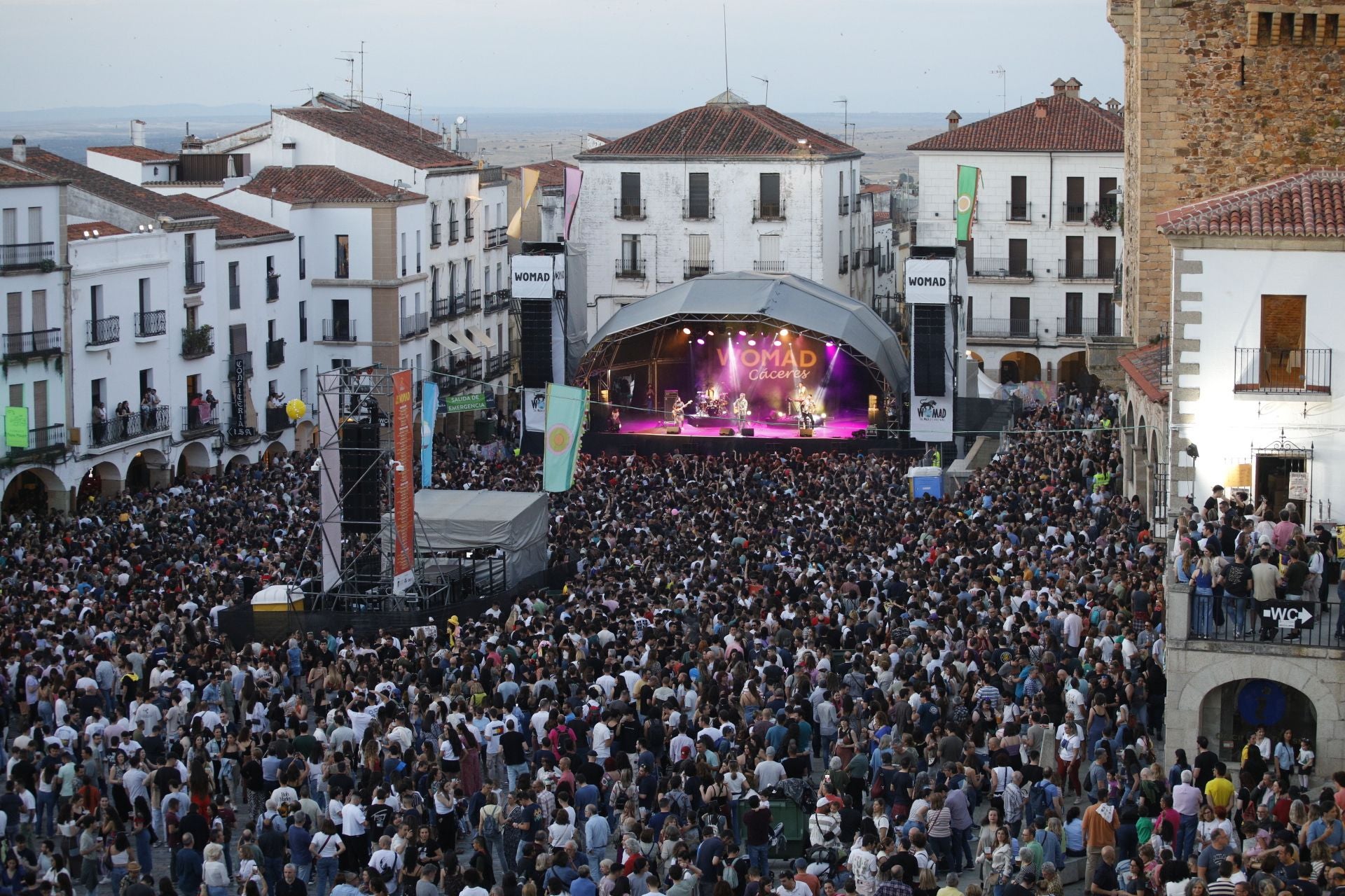 Ambiente de este sábado en el Womad de Cáceres (IV)