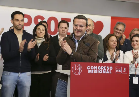 Miguel Ángel Gallardo, secretario general del PSOE de Extremadura.