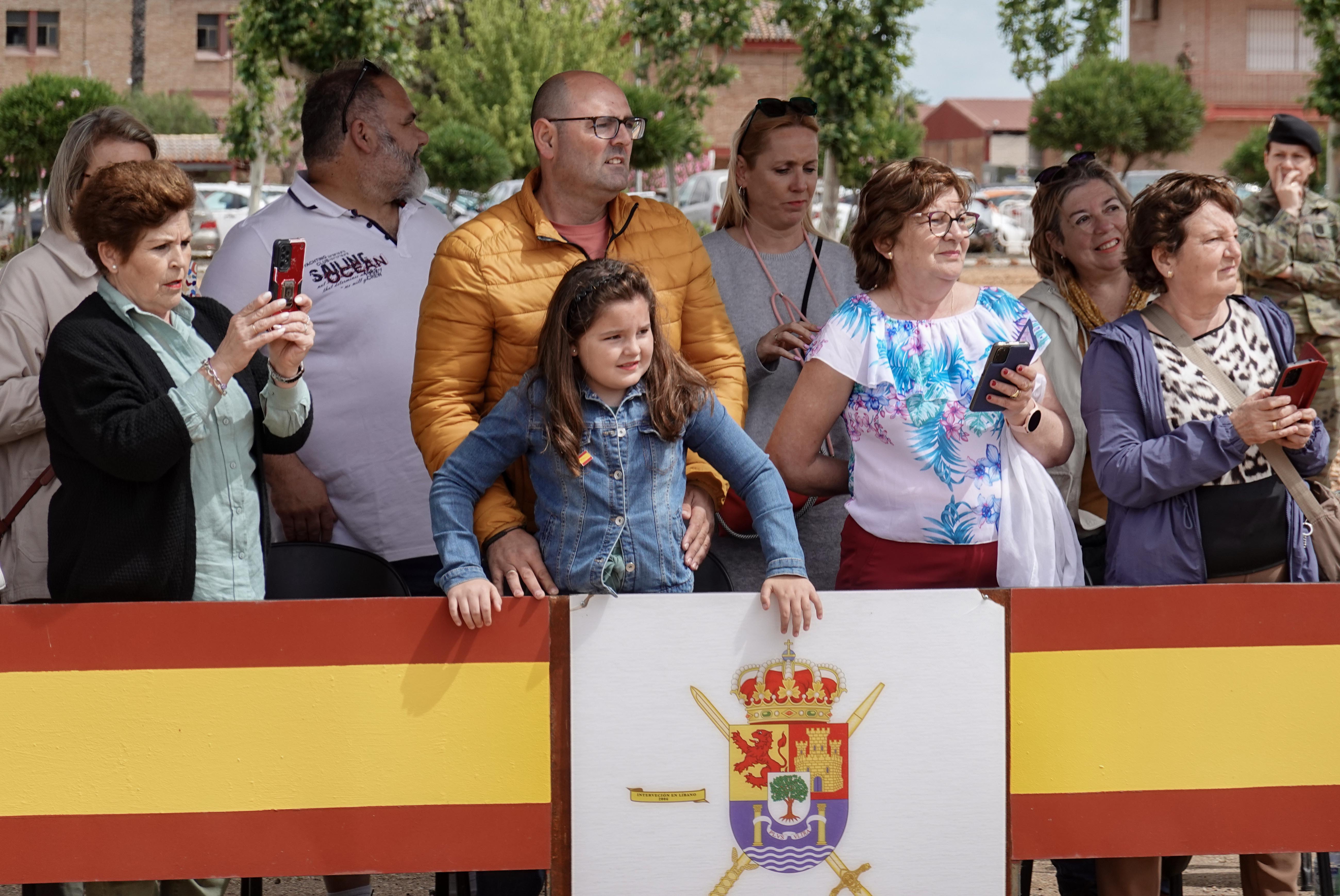 Las familias reciben a los primeros militares de la Brigada Extremadura de su misión en Líbano