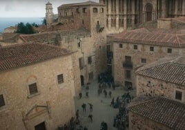 Plaza de Santa María, en el vídeo promocional de La Casa del Dragón.