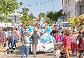 El AMPA del CEIP Ntra Señora de los Remedios ha querido dar visibilidad al TEA participando con una carroza en la Romería de San Isidro 2024