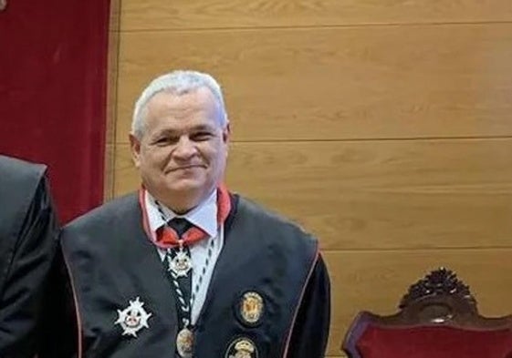 Felipe Jover Lorente, durante la entrega de la medalla Medalla de San Raimundo de Peñafort en 2021.