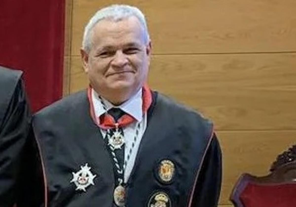 Felipe Jover Lorente, durante la entrega de la medalla Medalla de San Raimundo de Peñafort en 2021.