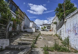Calle Ebro, en el barrio de Santa Engracia.