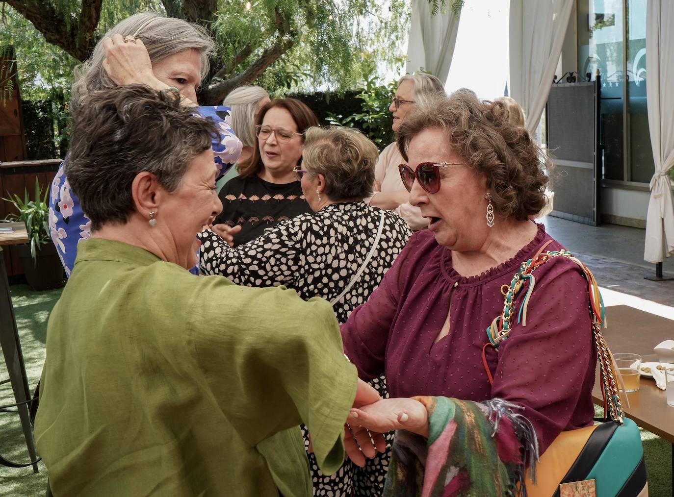 Imágenes del reencuentro de las chicas de la Cruz Roja 57 años después