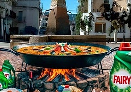 Cañamero se prepara para disfrutar de la gran paella de Fairy