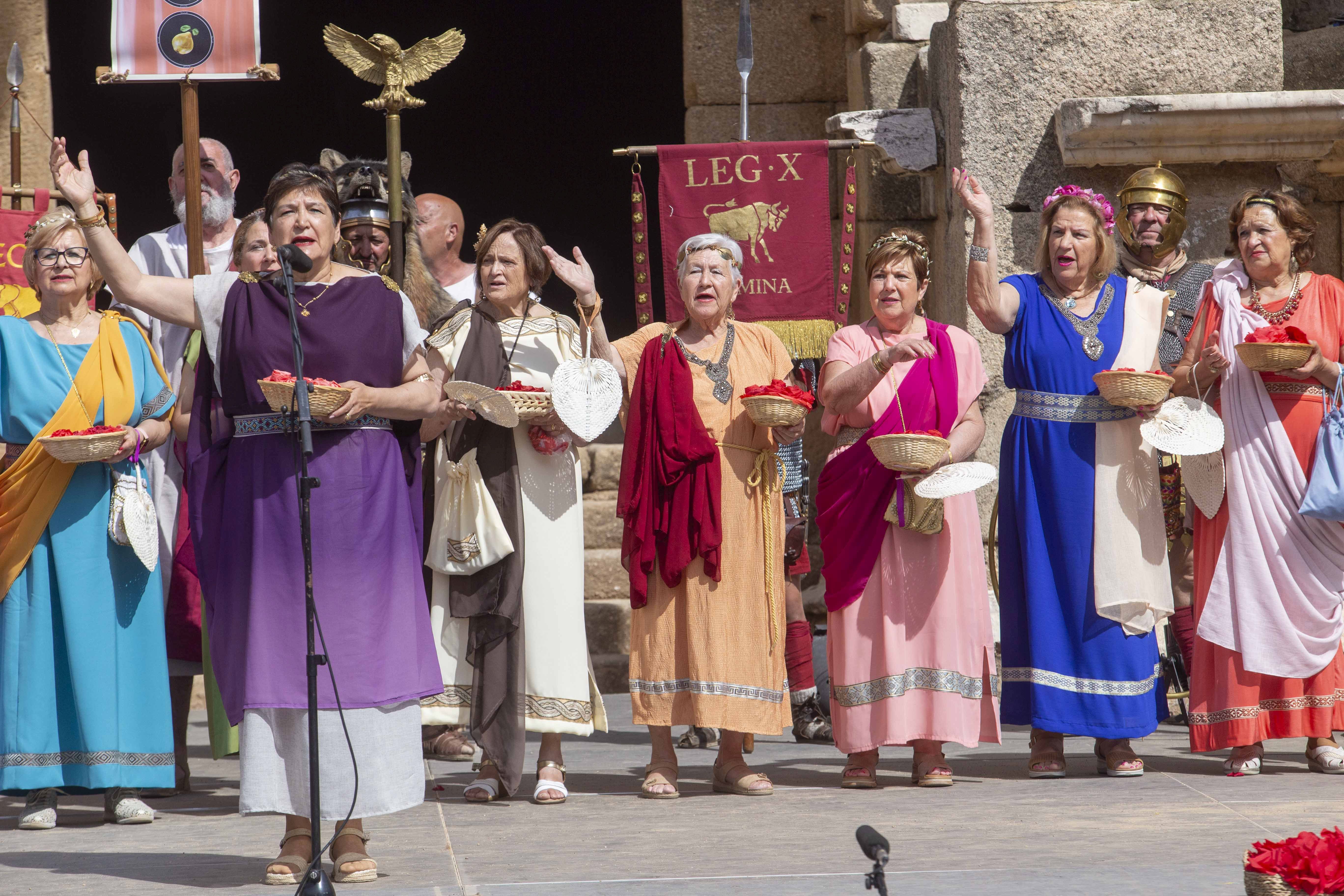 Emerita Lvdica | Así ha sido la recreación de la ceremonia &#039;Rosaliae&#039;