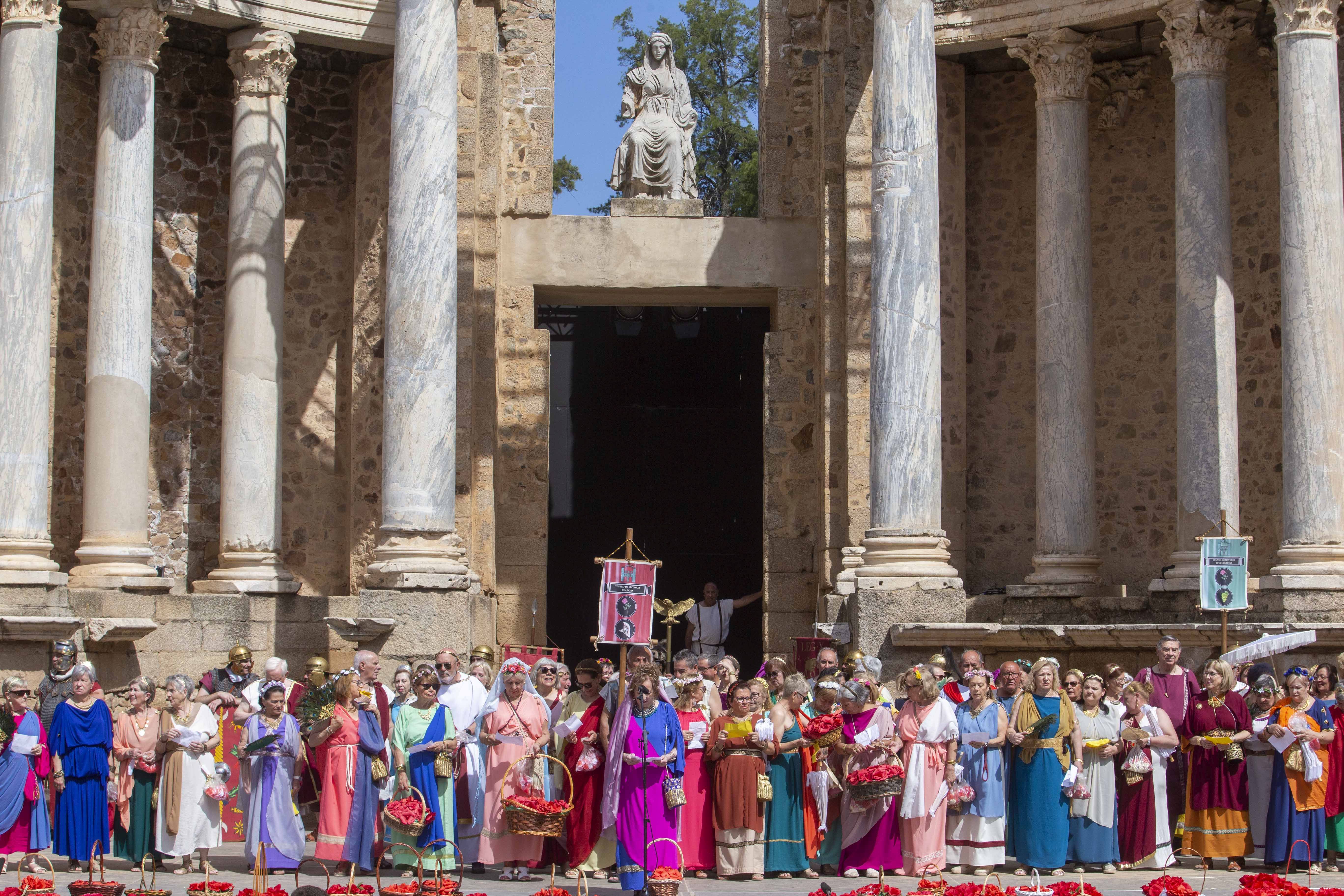 Emerita Lvdica | Así ha sido la recreación de la ceremonia &#039;Rosaliae&#039;