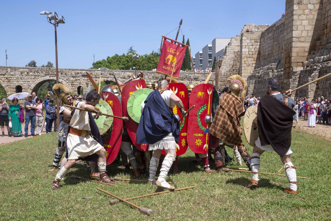 Las mejores imágenes de las actividades de gladiatura de este jueves (II)