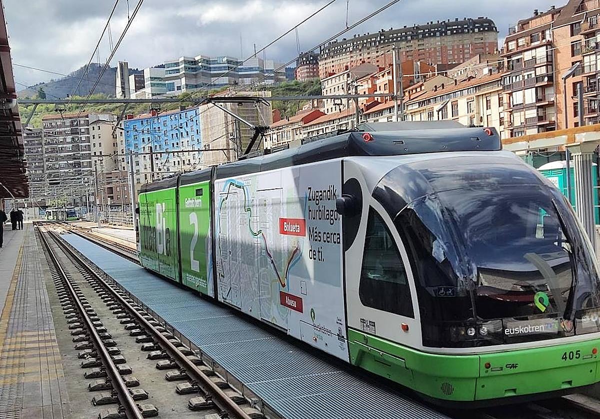 Tranvía de Bilbao.